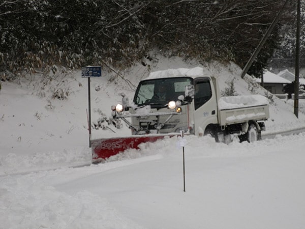 除雪作業の風景