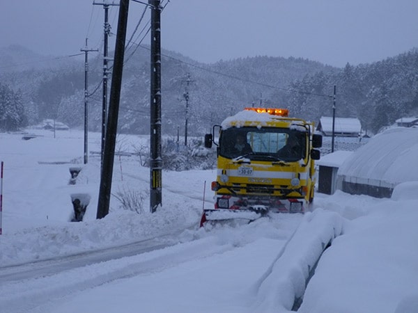 除雪作業の風景