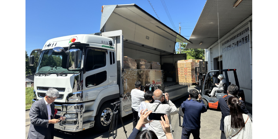 萩の旬！千石台だいこん出発式！